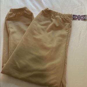 BOOHOO Nude Sweat Joggers